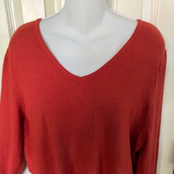 Love Ellie Mia Waffle Knit Sweater Rust - Picture 4 of 9